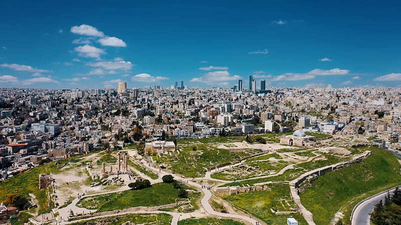 Amman Citadel Street Jordan