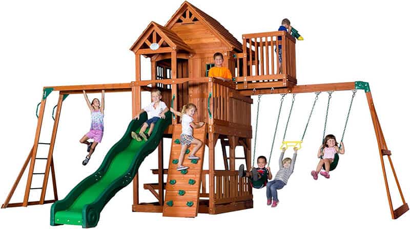 Backyard Discovery Skyfort II Swing Set