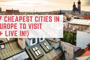 Cheapest cities to visit in europe