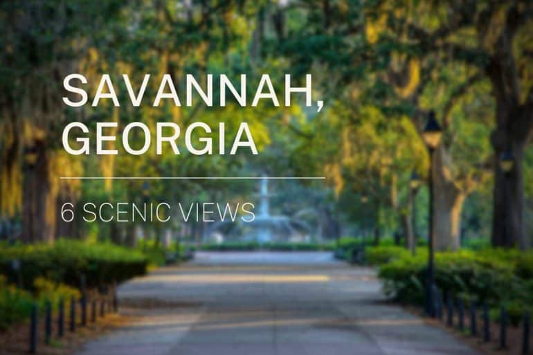 Scenic Views in Savannah Georgia