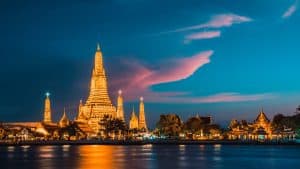 Wat Arun Temple Bangkok in Thailand