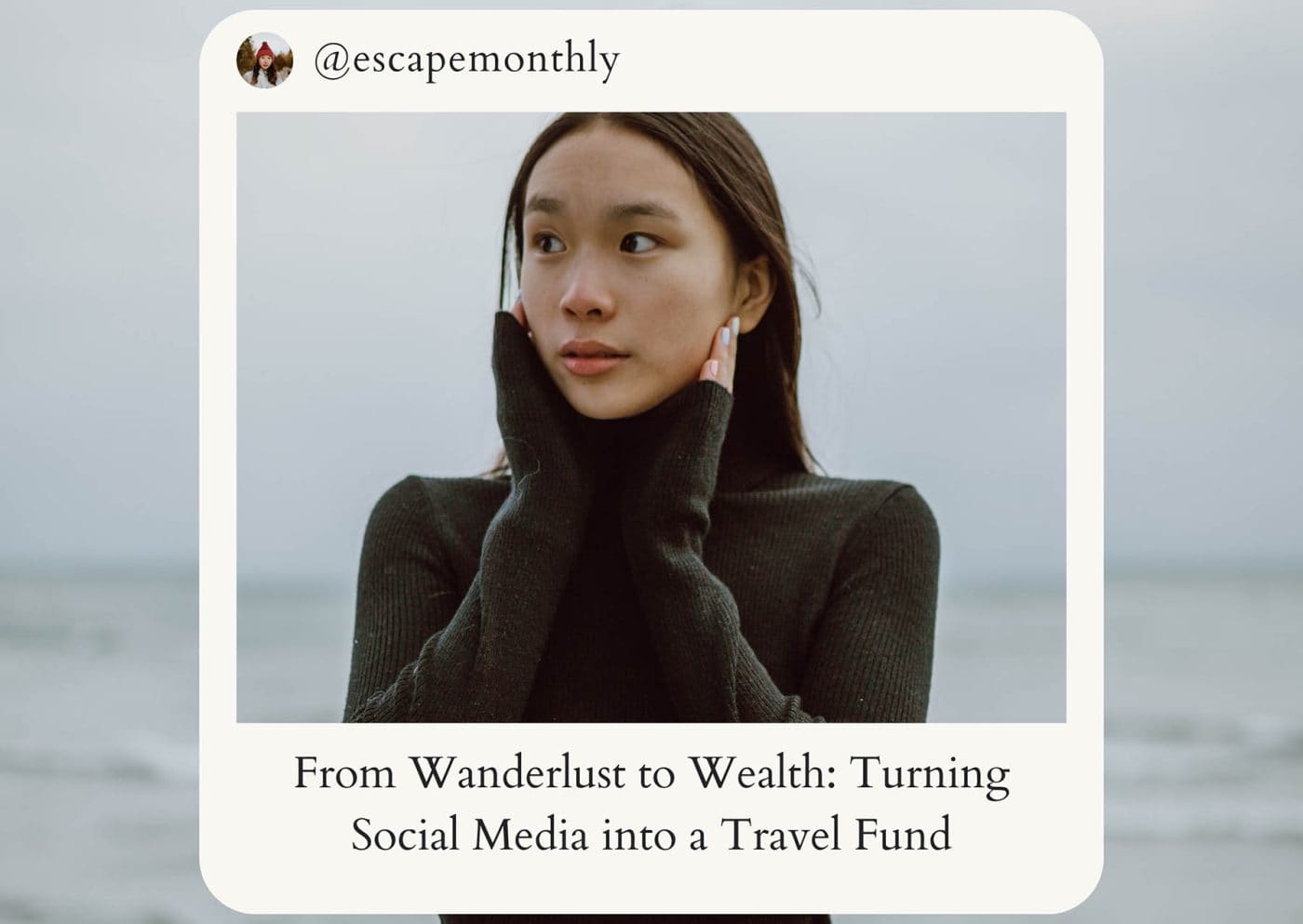 social media to travel fund